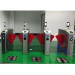 4 Passage Lane Temperature Face Detection ESD Flap Barrier Gate for sale