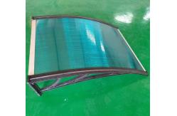 China CE Certification Polycarbonate Sheet Windows Awning Canopy Customized Design supplier