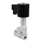 300 Degree High Temperature 24V Stainless Steel Steam Solenoid Valve With PEEK Seals for sale