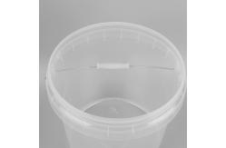 China 10L Customized Clear Plastic Toy Buckets Plastic Beach Pails With Lids supplier