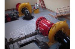 China 500KW Hydropower project  Francis Hydro Turbine , Horizontal Francis Water Turbine supplier