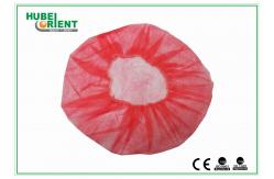 China Waterproof Handmade PE Disposable Head Cap With Elastic Band supplier