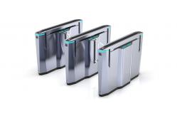 China DC12V QR Code Flap Barrier Turnstile Passage Width 600-900mm supplier