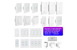 China 50-60Hz ZigBee Smart Switch EU 3 Gang Touch Switch Alexa supplier