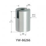 M8 Ceiling Mounted Wire Hanging System Coupler Silver Surface Treatment YW86266