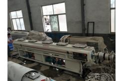 China Double Screw Plastic Pipe Extrusion Machine / Pvc Water Supply Pipe Making Machine supplier