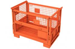 China Secure Locking System Collapsible Pallet Cage / Pallet Cages Galvanized Finish Load Bearing Capacity supplier
