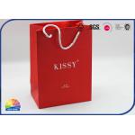 Environmental Gift Shopping Jewelry Paper Bag With Nylon Rope Handles for sale