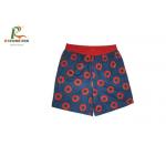 Summer Mens Hawaii Board Shorts For Children , Boys Swim Pants With Printed Label for sale