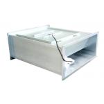 Low Noise Rectangular Inline Duct Fan / Industrial Rectangular Exhaust Fan for sale