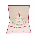 CMYK Color 3D Pop Up Greeting Card for Birthday 148×210mm Size for sale