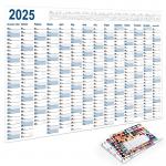 Organize Business With Paper Custom Wall Calendars In Monthly View Layout for sale