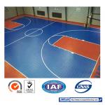 Non Toxic Silicon PU Flooring System Basketball Surface Impact Resistant