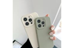 China Custom Real Liquid Silicone Phone Case Microfiber Lining For IPhone 16 15 supplier