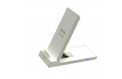 China ABS PU Qi Standard Desktop Wireless Charger Response Long Distance supplier