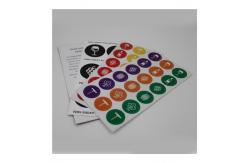 China Self Adhesive Red Glossy Food And Beverage Labels custom food labels stickers supplier