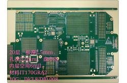 China Via High Speed Pcb Manufacturing 20 Layer Hole On Pad 2.5mm supplier