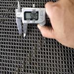 Lock Crimped Wire Mining Screen Mesh Woven 1mm Size