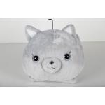 Grey Color Huggable Soft Plush Toys Customized Logo Ultra Soft Feeling for sale