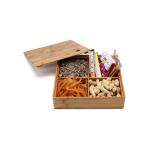 Multipurpose Bamboo Wooden Tea Bag Storage Box For Food Storage Containers for sale