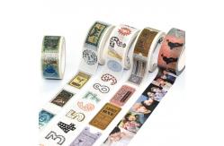 China Waterproof Decorative Washi Tape Width 3mm For Scrapbook Beautification supplier