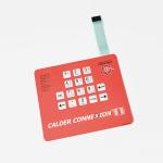 Push Button PET Membrane Switch Keypad With Glossy Matte Surface