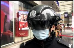 China Professional  Integration Intelligent Interactive Helmet Precision Infrared Thermometer supplier