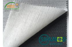 China Polyester / Viscose Fusible Interlining ( With Napping ) B1600 For Men ' s Suit supplier
