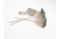 China 12ga Diameter Insulation Hanger Pins , Perforated Base Insulation Pins 250mm Length supplier