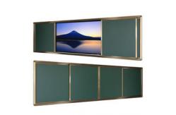 China 86 Inch Push Pull Digital Chalk Board Smart Magnetic For Education Training supplier