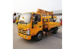 China CAMC Engine Small Telescopic Truck Mounted Crane With Bearing Support supplier