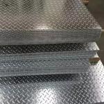 ASTM JIS Cold Rolled GI Chequered Plate 10mm Thick 80 / 120 / 180 / 275g for sale