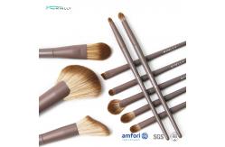 China 10pcs Aluminium Ferrule Full Face Makeup Brush Set supplier