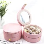 Round Luxury Jewelry Boxes 10.9*10.2*5.9cm Paper Packaging Box Custom Logo Printing for sale