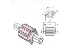 China Special Twist Lock Fasteners Rotation Radar Slewing Bearing Rotater with Lock supplier