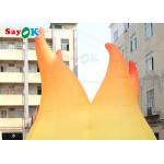Event Decoration 5m Inflatable Flame Model With LED Light