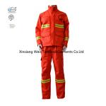 Rip Stop Insulated Double Layers Protection 320gsm Fire Retardant Suit for sale
