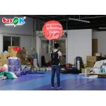 0.8m Inflatable Backpack Balloon LED Walking Advertising Ball For Advertising