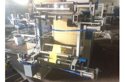 China Continuous Rolled Plastic Bag Maker , Carry Bag Manufacturing Machine 2.5KW Power supplier