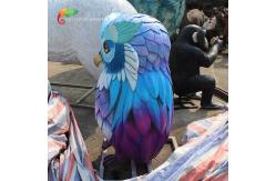 China Programmable Fiberglass Animatronic Owl For Amusement Park supplier