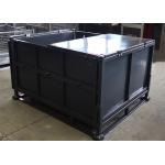 Detachable Steel Stillage Cage Bulk Pallet Containers With Lid for sale