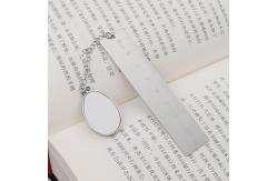 China Sublimation Blank Metal Bookmark With Ruler Custom Photo Printing Bookmark supplier