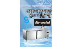 China 240V 60Hz 2 Door Upright Commercial Freezer Low Noise With High Efficiency supplier