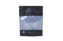 China Weed Mylar Black k Packaging Bag Smell Proof With Window supplier