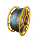 12 Strands Strength Galvanized Anti Twist Steel Wire Rope 20mm For Pulling Four Bundled Conductors On Transmission Line for sale