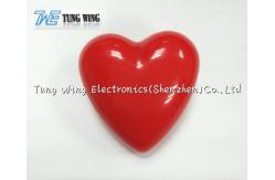 China Heart Shaped Flashing LED Badges For Festival gifts or Party Flashing Items supplier