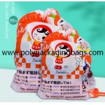 Cartoon 0.06mm PE Drawstring Shoulder Bag For Outing for sale