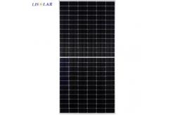 China 182mmx182mm Half Cell Rigid Solar Panels Fuse Rating 20A 550W Mono Solar Panel supplier