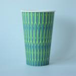China Disposable 12oz 430ml Single Paper Cup PLA Coating Eco-Friendly manufacturer