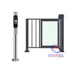 Thermal Scanner Face Recognition Door Access Control Turnstiles With Camera Waterproof Fence Barrier for sale